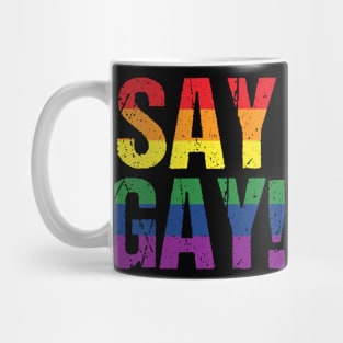 Say Gay Protest Don't Say Gay Mug